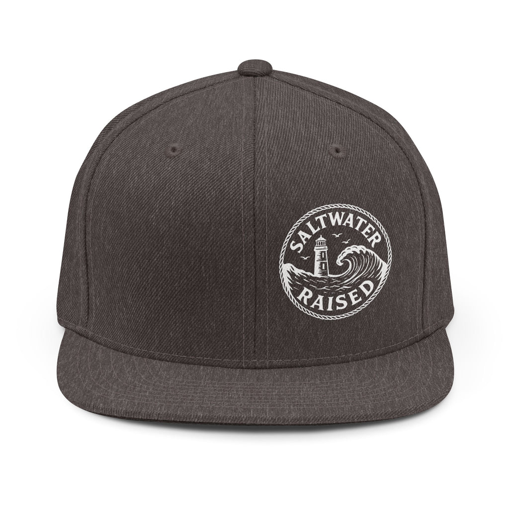 Saltwater Raised Flat Bib Snapback Offset