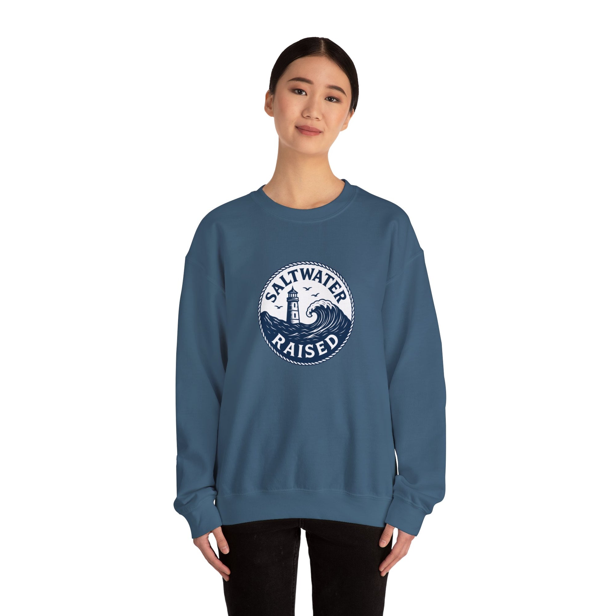 Saltwater Raised Crewneck Sweater
