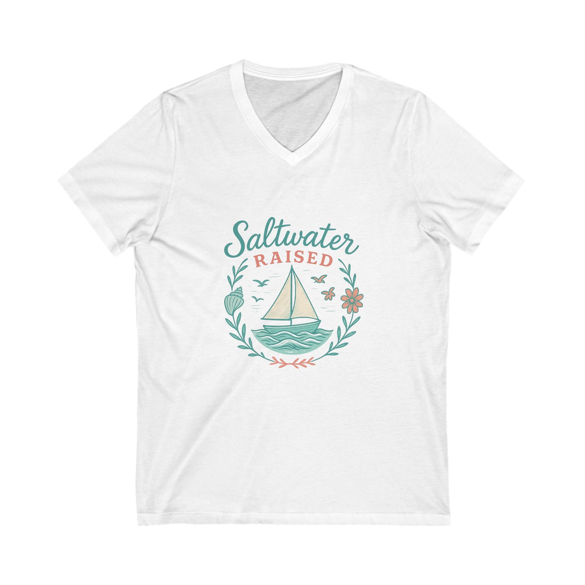 Set Sail V-Neck Tee