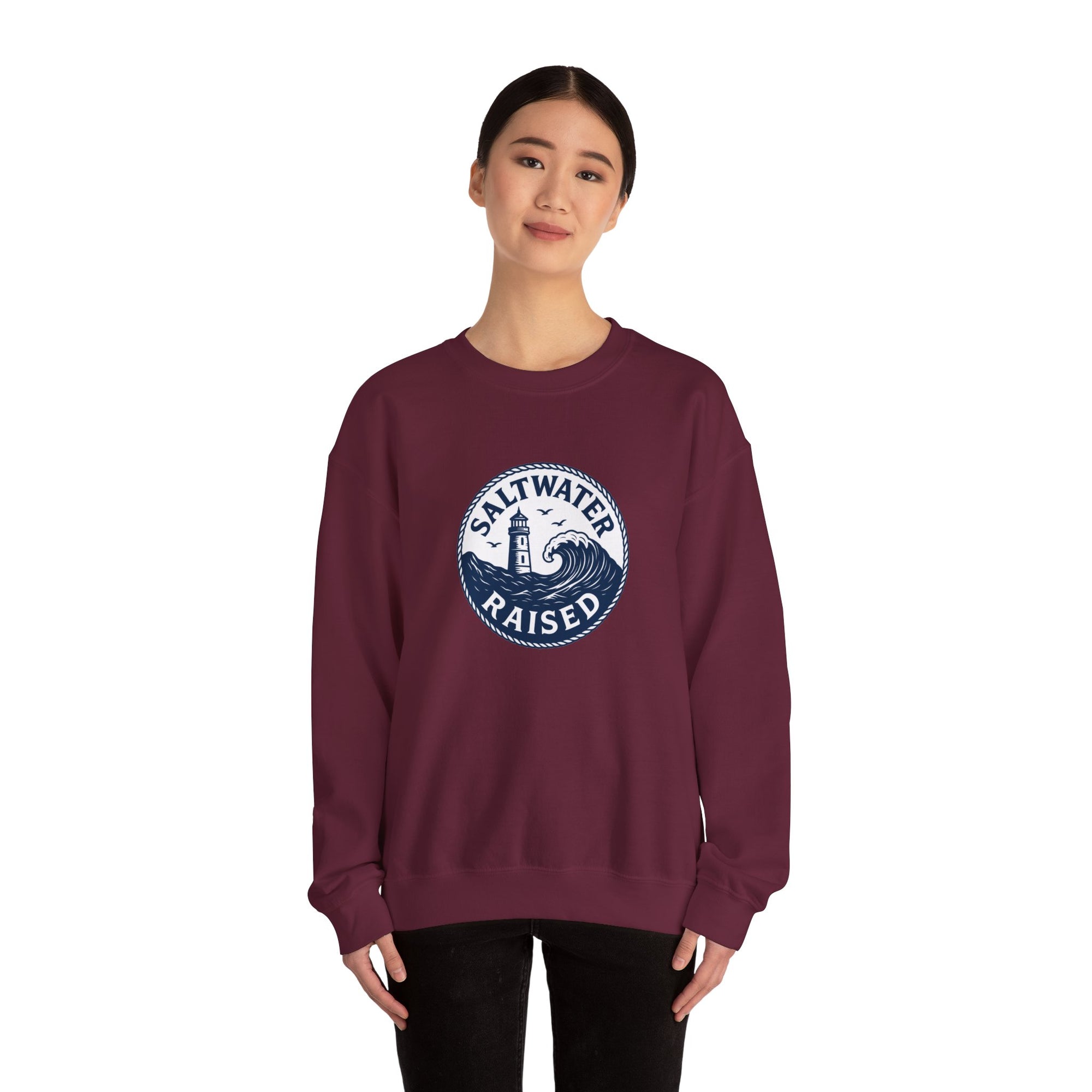 Saltwater Raised Crewneck Sweater
