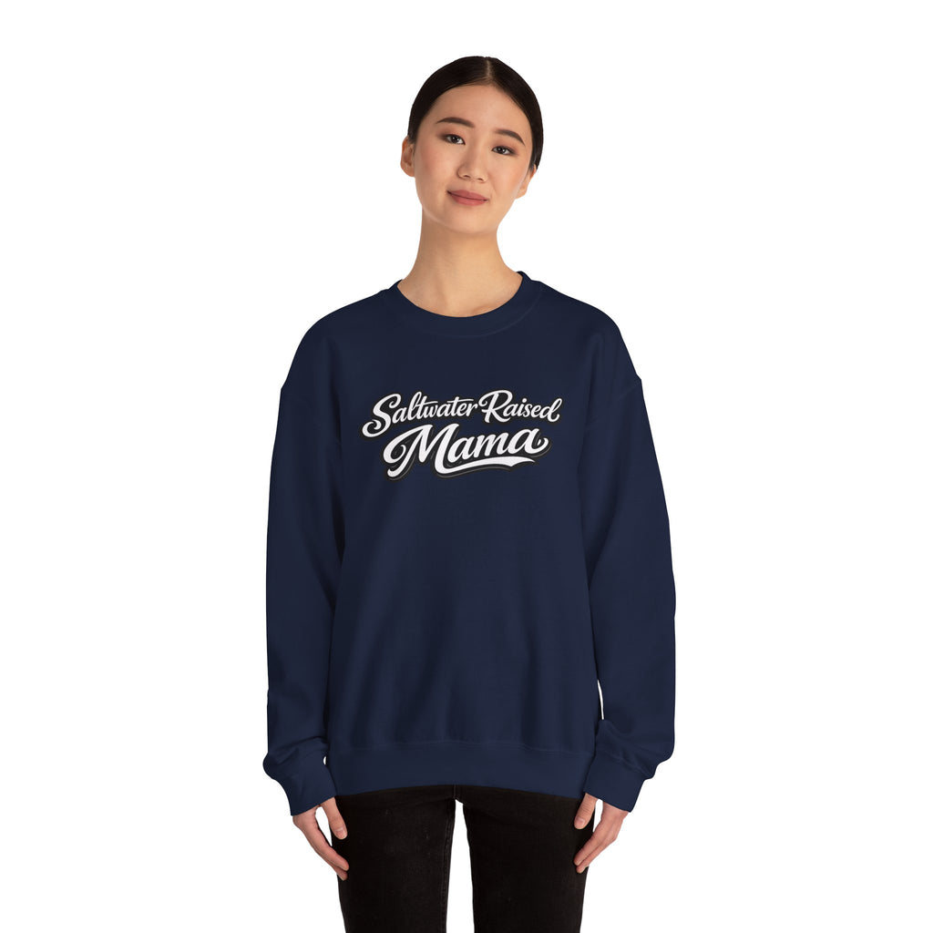 Saltwater Raised Mama Crewneck Sweater