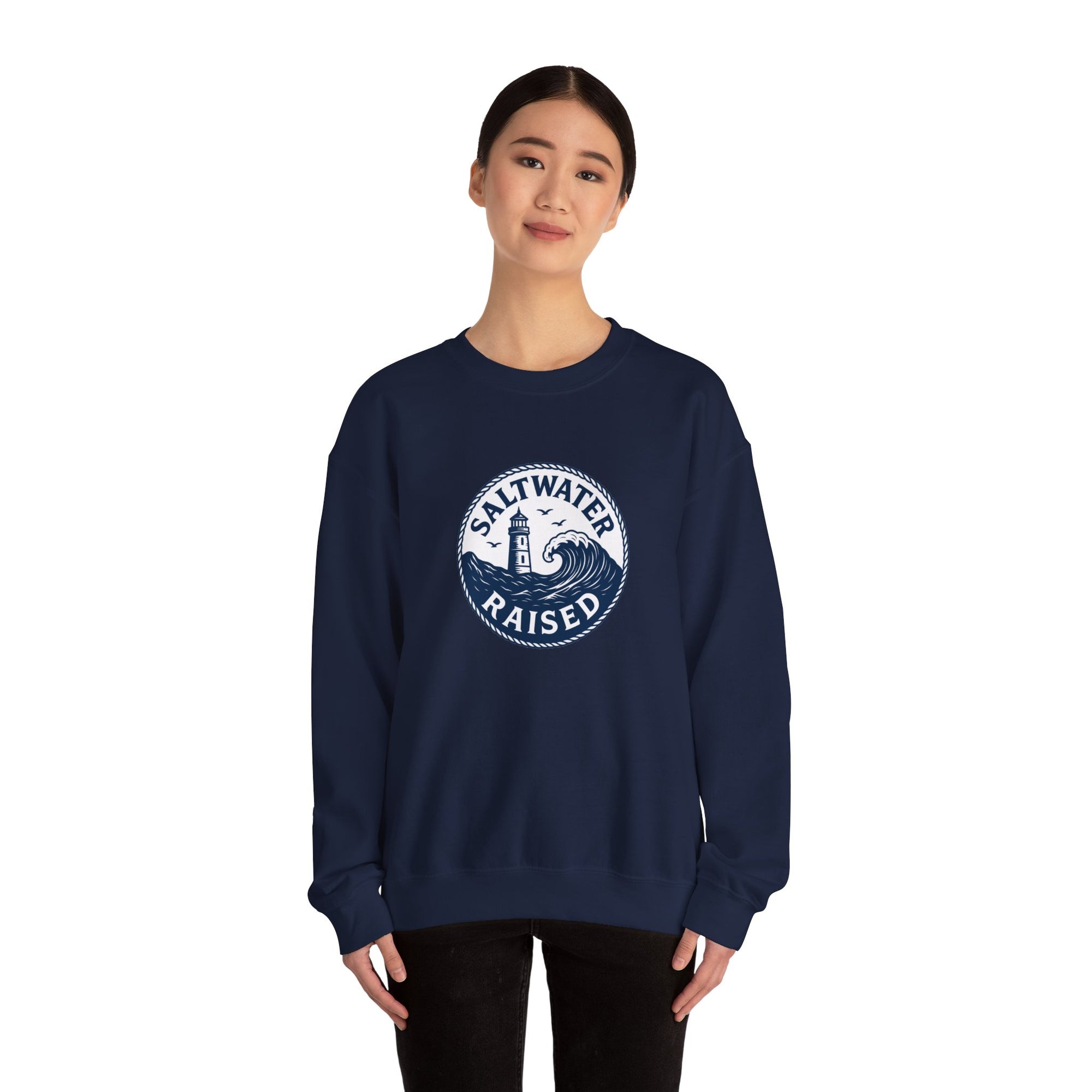 Saltwater Raised Crewneck Sweater