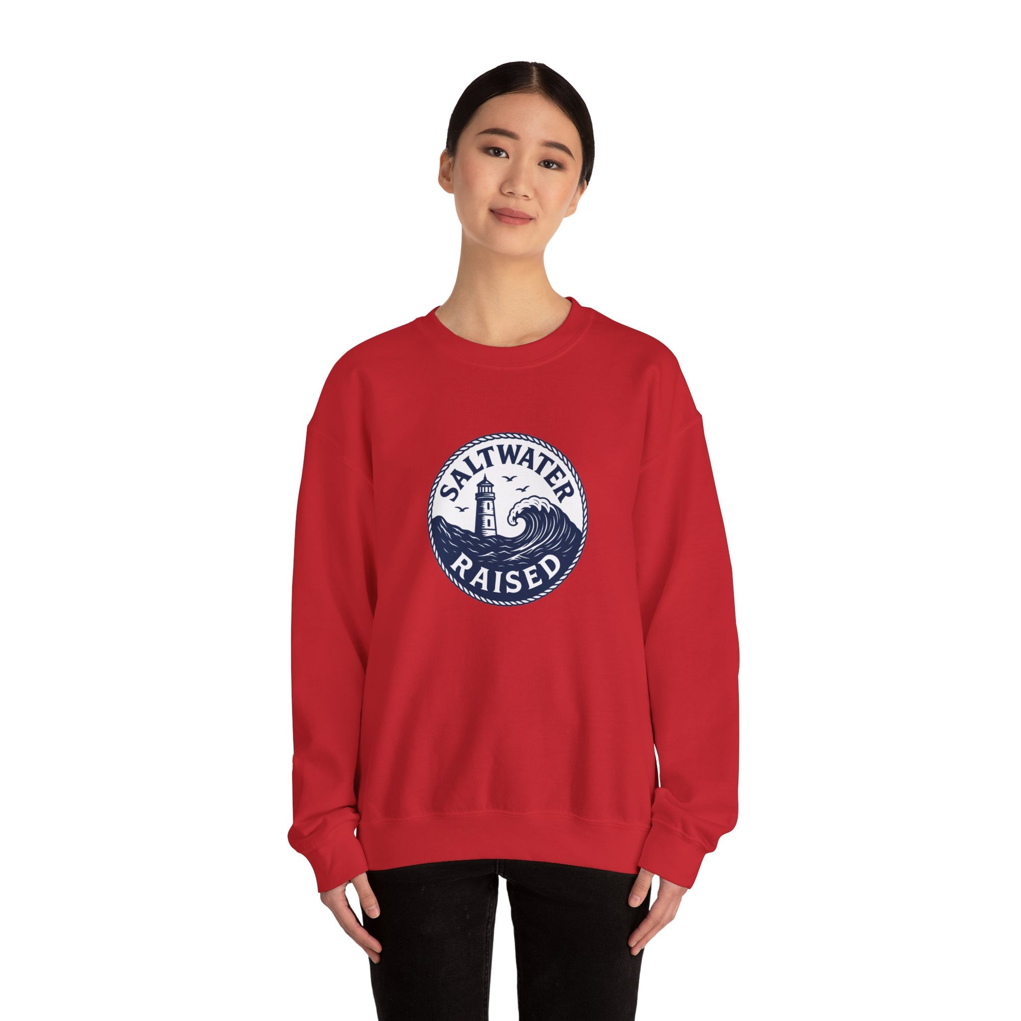 Saltwater Raised Crewneck Sweater