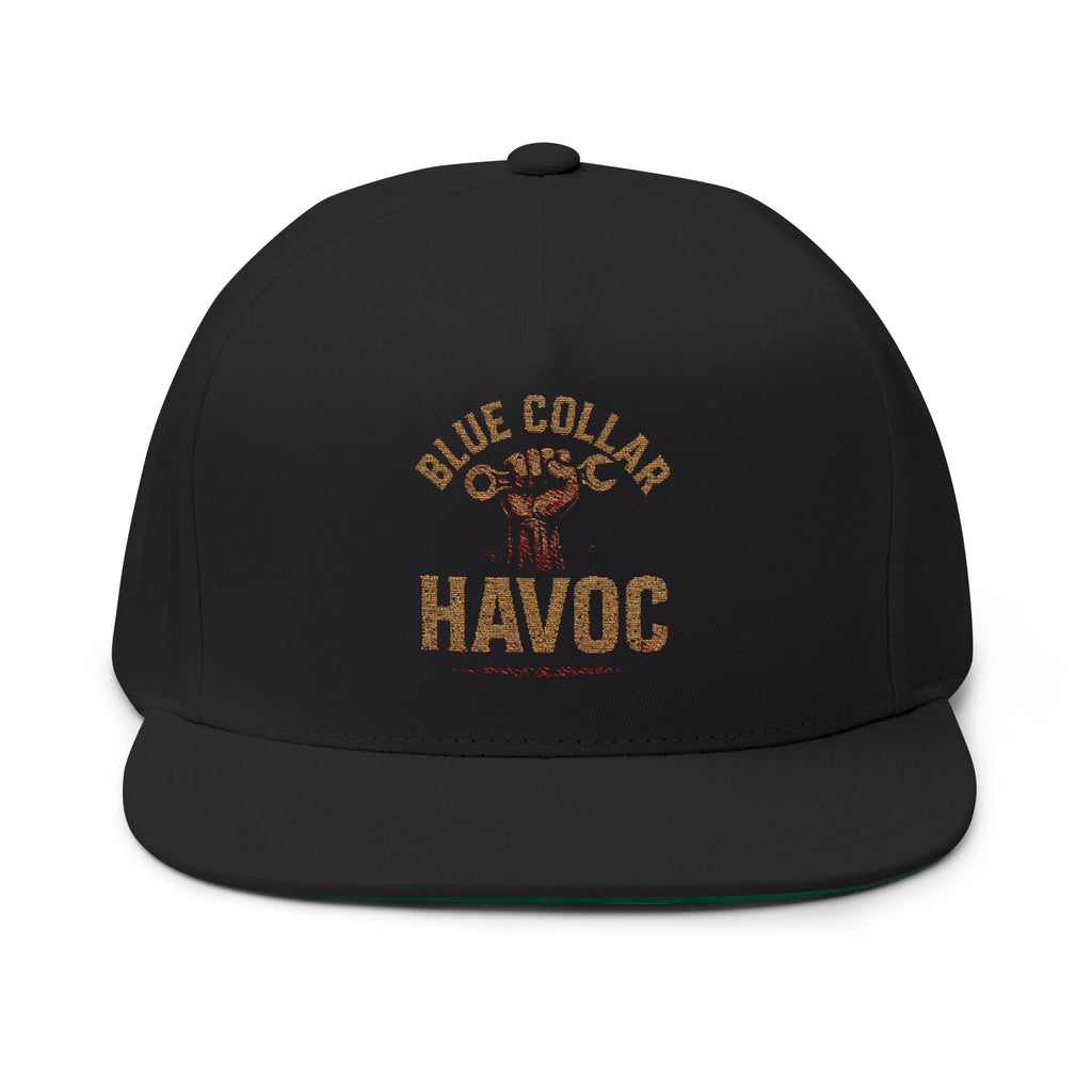Flat Bill Hat - Blue Collar Havoc