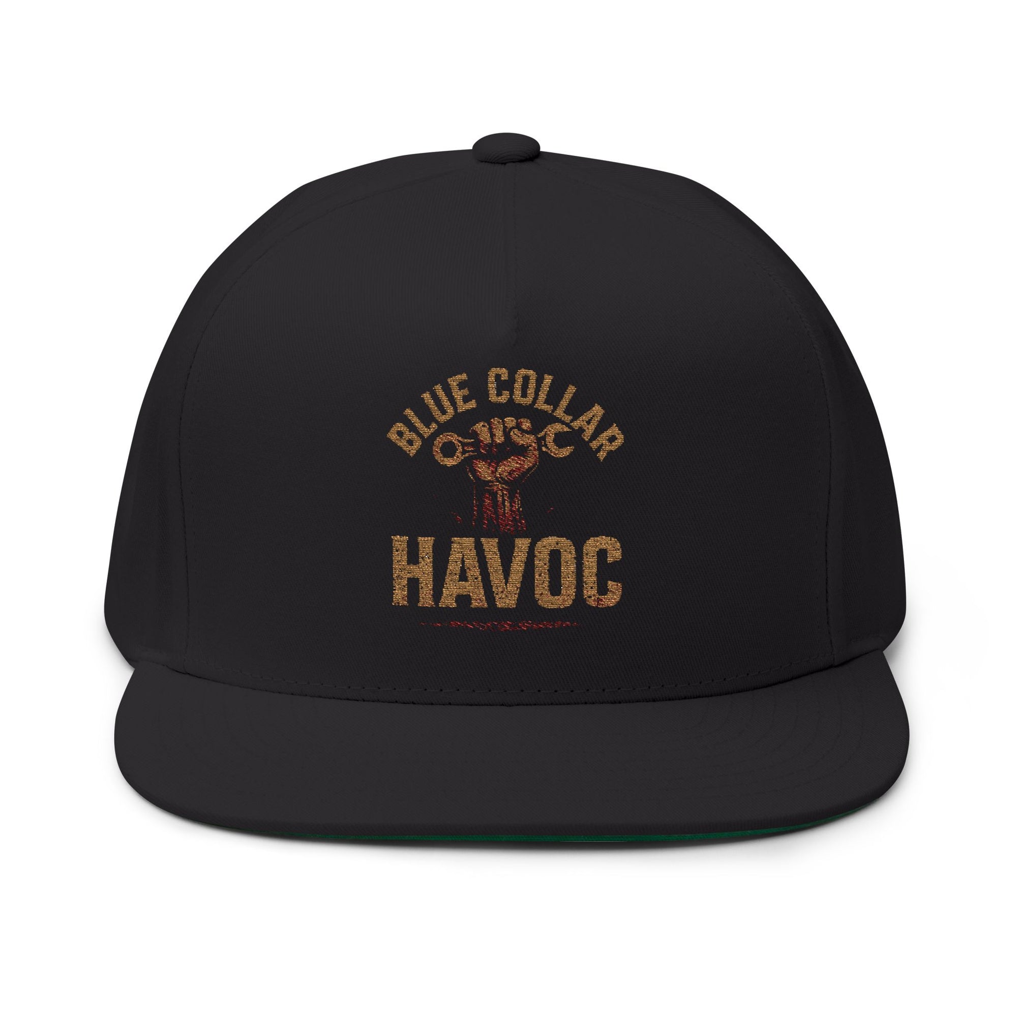 Flat Bill Hat - Blue Collar Havoc