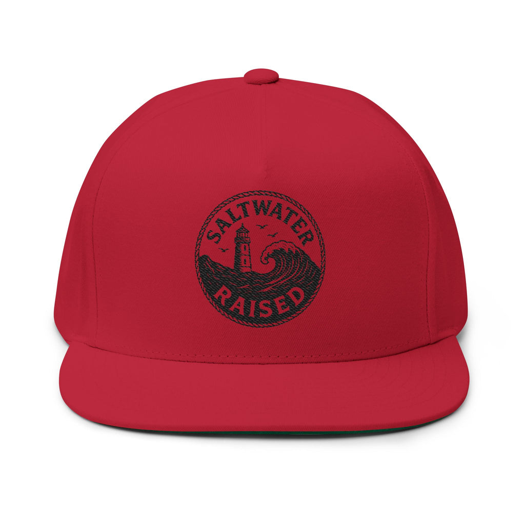 Flat Bill Hat - Saltwater Raised
