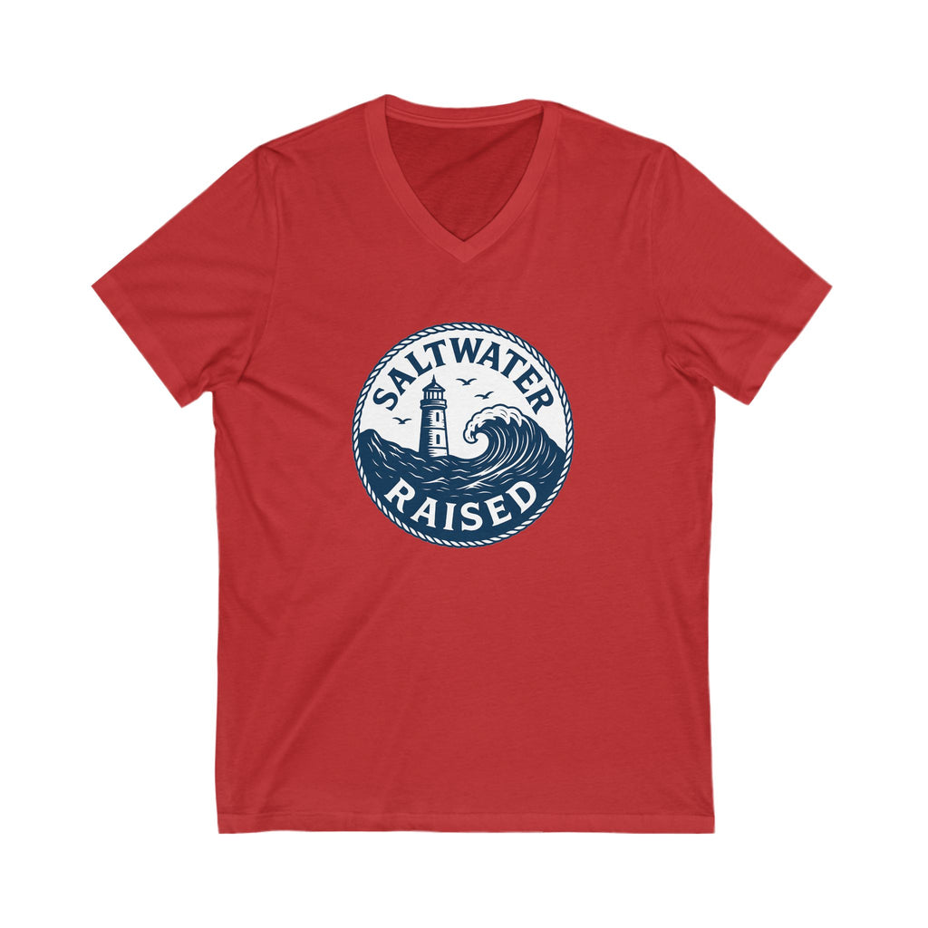 Saltwater Raised V-Neck Tee
