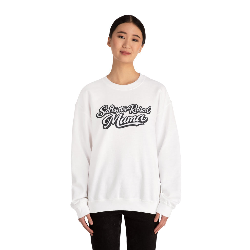 Saltwater Raised Mama Crewneck Sweater
