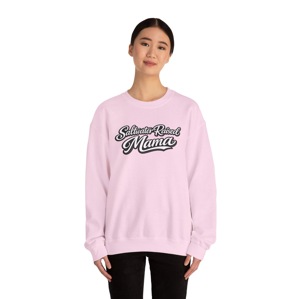 Saltwater Raised Mama Crewneck Sweater